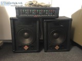 Speakers plus powered mixer