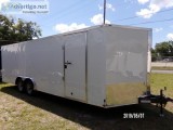 8.5 x 24 Premium Enclosed Car Hauler WDexter Axles - 68783