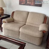 Love seat recliner and sofa bed in excellent condition