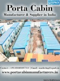 Top Porta Cabin Manufacturer