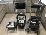 Chicco Stroller caddy with matching infant seat and