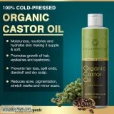 Life and Pursuits Real Organic Castor Oil For Hair  Skin and Bod