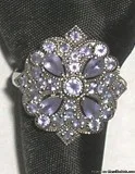 Tanzanite Ring Cluster Design Size 8 Excellent Condition