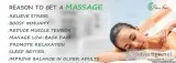 Organic coconut oil massage with hot stone