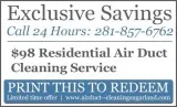 Air Duct Cleaning Sugar Land