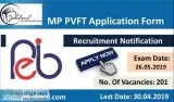MP PVFT 2019 Application Form  201 Recruitment Notification