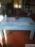 Solid wood coffee table