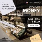 Grab Now the Best LED Freezers Tubes on Discounted Price From LE