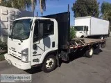 2013 Isuzu NPR-HD 14  Stakebed wLiftgate Diesel Fully CARB Compl