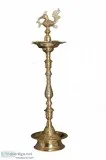Nutristar Pure Brass Peacock Mahabharat Diya Height  2 Feet (24 