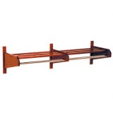 72 Inch Coat Rack - Mahogany