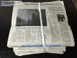Bundled over issue newspaper