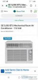 Window air conditioning unit