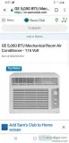 Window air conditioning unit
