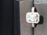 Vera Wang Diamond Engagement Ring
