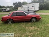 1990 Mustang Fox Body Rolling Chassis With Title Street and Stri