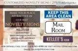 Best Customized Novelty Signs  219signs.com