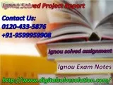 Methods to get ignou solved assignment 0120-433-5876