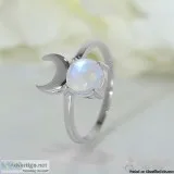 Moonstone Ring Ethereal Noblesse-GSJ