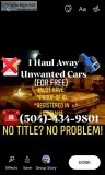 We Haul Away Unwanted Cars For FREE