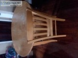 Table with four chairs for sale