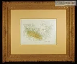 Bather Original Etching and Aquatint by Raoul Dufy