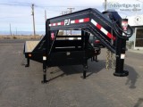 32ft Flatdeck with Duals GVWR 25000 lbs Gooseneck Flatbed Traile