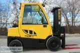 2008 HYSTER H60FT FORTIS SERIES PNEUMATIC TIRE FORKLIFT 6000LB C