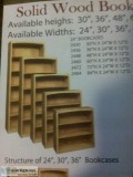 SOLID WOOD BOOKSHELF