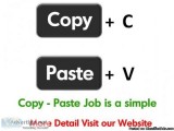 Simple copy paste work