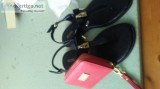 Micheal kors sandles and wallet
