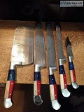 Damascus steel chef knife set