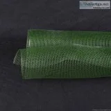 10 Inch x 10 Yards Spring Moss Floral Mesh Wrap Solid Color