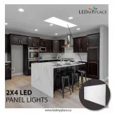 Install Energy-Efficient 2x4 LED Panel Lights