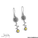 Citrine Fruit Silver Earrings and Studs by JollyRolly