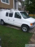 Cargo van ready to work