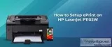 How to Setup ePrint on HP LaserJet P1102W