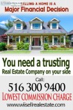 Sell Your Home and pay LOW Commission.