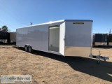 8.5 x 28 ENCLOSED RACE CAR HAULER ALUMINUM CARGO TRAILER ALUMA A