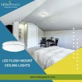 Install Attractive (LED Flush Mount Ceiling Lights) For Beautifu
