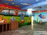 Nursery themed wall painting in Hyderabad