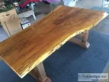 Live edge table