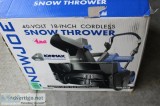 New Snow Blower