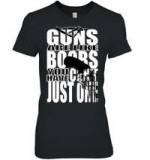 15% OFF - Funny Gun quote t shirts - &quotLIKE BOOBS"