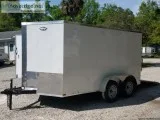 7 x 12 Premium TA Enclosed Cargo Trailer WDexter Axles - 68733