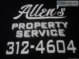 Allen s property service