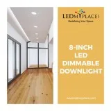 Install (8 inch LED Downlight) Fixtures at Indoor For Maximum En