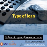 Different types of loans in India