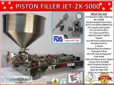 Jet-2x-5000 Double Head -Piston Filler