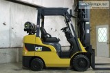 2010 CATERPILLAR C6500 FORKLIFT 6500LB CAPACITY 3 STAGE MAST TRA